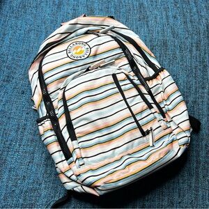 Billabong Roadie Jr Backpack in Sun Peach Stripe